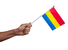 Load image into Gallery viewer, Small Pansexual Flags on a Stick - The Awareness Company