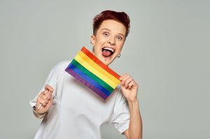 Small Rainbow Flags on a Stick - The Awareness Company