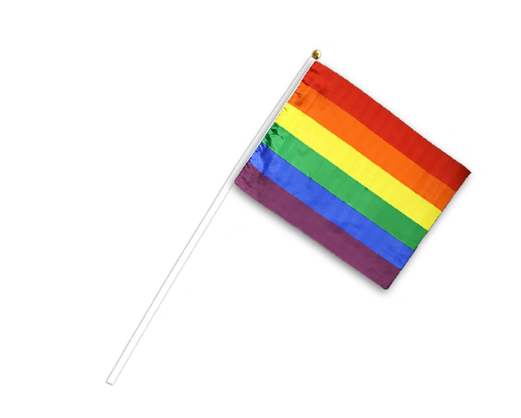 Small Rainbow Flags on a Stick - The Awareness Company