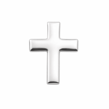 Load image into Gallery viewer, Small Silver Cross Lapel Pins - The Awareness Company
