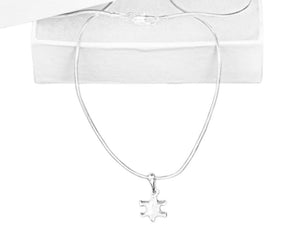 Small Size Autism Awareness Silver Puzzle Piece Necklaces - The Awareness Company