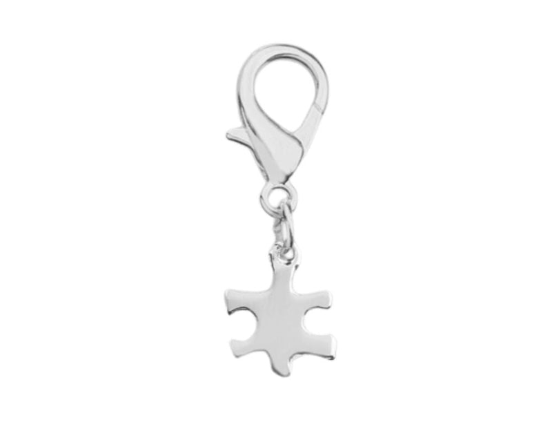 Small Size Puzzle Piece Autism Awareness Hanging Charms - The Awareness Company