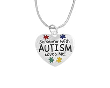 Load image into Gallery viewer, Someone Loves Me Autism Necklaces - The Awareness Company