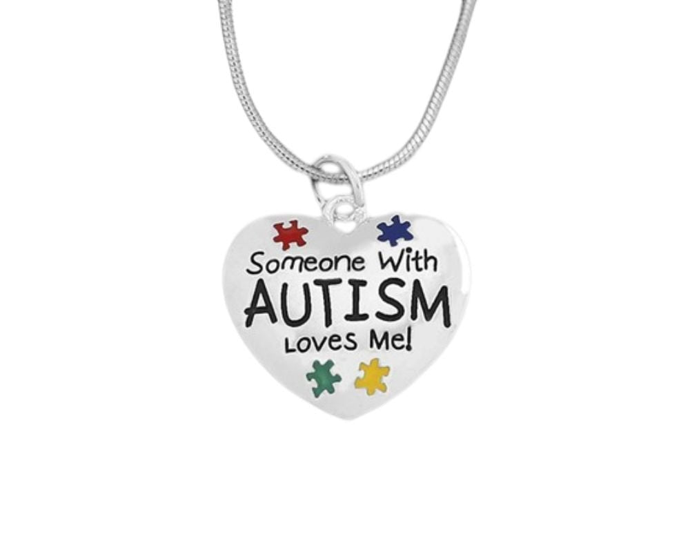 Someone Loves Me Autism Necklaces - The Awareness Company