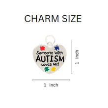 Load image into Gallery viewer, Someone Loves Me Autism Split Style Key Chains - The Awareness Company