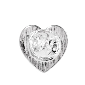 Straight Ally Flag Heart Shaped Pins - The Awareness Company