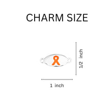 Load image into Gallery viewer, Stretchable Orange Ribbon Bracelets - The Awareness Company