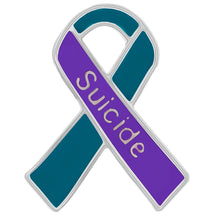 Load image into Gallery viewer, Suicide Awareness &amp; Prevention Ribbon Pins - The Awareness Company