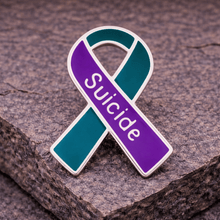 Load image into Gallery viewer, Suicide Awareness &amp; Prevention Ribbon Pins - The Awareness Company