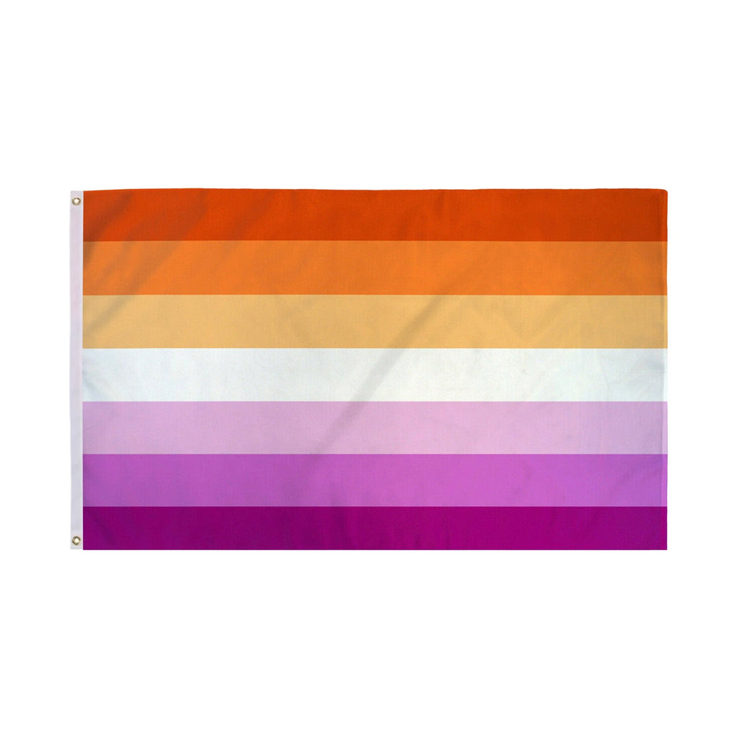 Sunset Lesbian 3 Feet by 5 Feet Nylon Flag - The Awareness Company