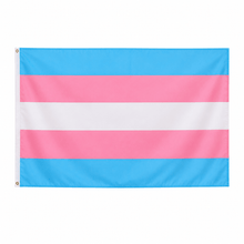 Load image into Gallery viewer, Transgender 3 Feet by 5 Feet Nylon Flag - The Awareness Company