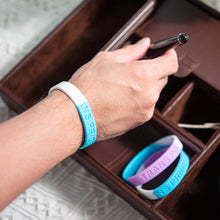 Load image into Gallery viewer, Transgender PRIDE Silicone Bracelets - The Awareness Company