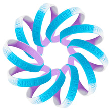 Load image into Gallery viewer, Transgender PRIDE Silicone Bracelets - The Awareness Company