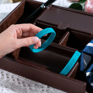 Teal Silicone Bracelets for Kids for Ovarian Cancer, PTSD, Rape - The Awareness Company