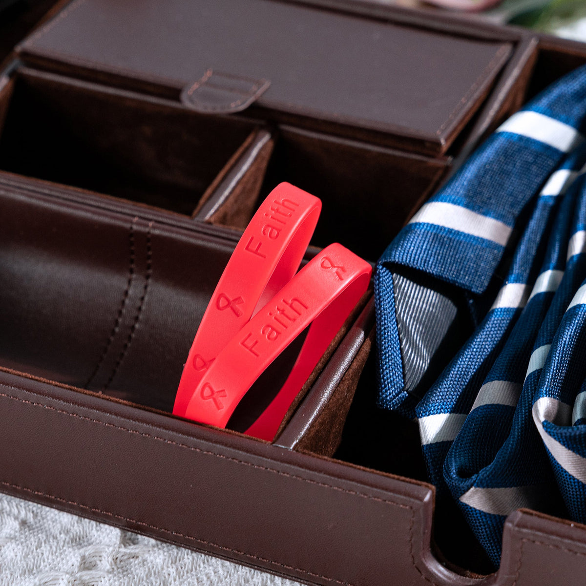 Bulk Red Silicone Bracelets for AIDS, HIV, Red Ribbon Week, Drug ...