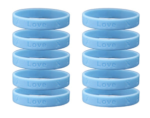 Silicone Bracelet Bundle, Wholesale Awareness Wristbands