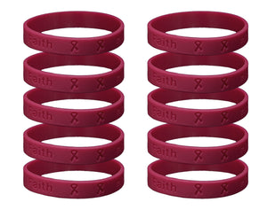 Silicone Bracelet Bundle, Wholesale Awareness Wristbands