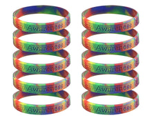 Load image into Gallery viewer, Silicone Bracelet Bundle, Wholesale Awareness Wristbands