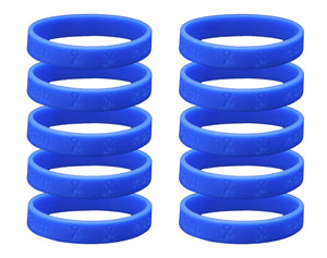 Silicone Bracelet Bundle, Wholesale Awareness Wristbands