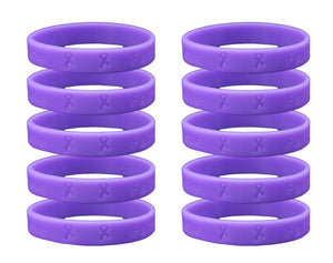 Silicone Bracelet Bundle, Wholesale Awareness Wristbands