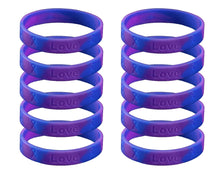 Load image into Gallery viewer, Silicone Bracelet Bundle, Wholesale Awareness Wristbands