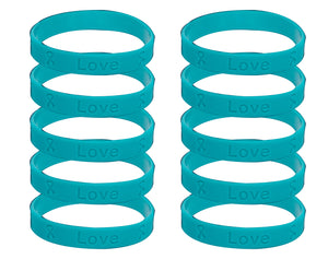 Silicone Bracelet Bundle, Wholesale Awareness Wristbands