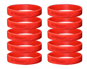 Silicone Bracelet Bundle, Wholesale Awareness Wristbands