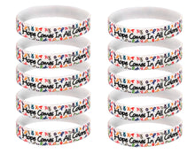 Load image into Gallery viewer, Silicone Bracelet Bundle, Wholesale Awareness Wristbands