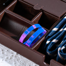 Load image into Gallery viewer, Blue &amp; Purple Silicone Bracelets - The Awareness Company