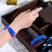 Load image into Gallery viewer, Blue &amp; Purple Silicone Bracelets - The Awareness Company