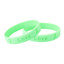 Load image into Gallery viewer, Light Green Silicone Bracelets for Celiac Disease - The Awareness Company