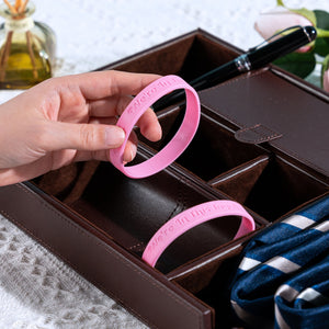 We're in This Together Pink Silicone Bracelets for Breast Cancer Fundraising - The Awareness Company