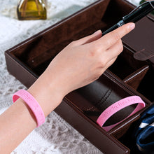 Load image into Gallery viewer, We&#39;re in This Together Pink Silicone Bracelets for Breast Cancer Fundraising - The Awareness Company