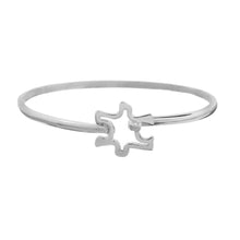 Load image into Gallery viewer, Elegant Puzzle Piece Autism Awareness Bangle Bracelets - The Awareness Company