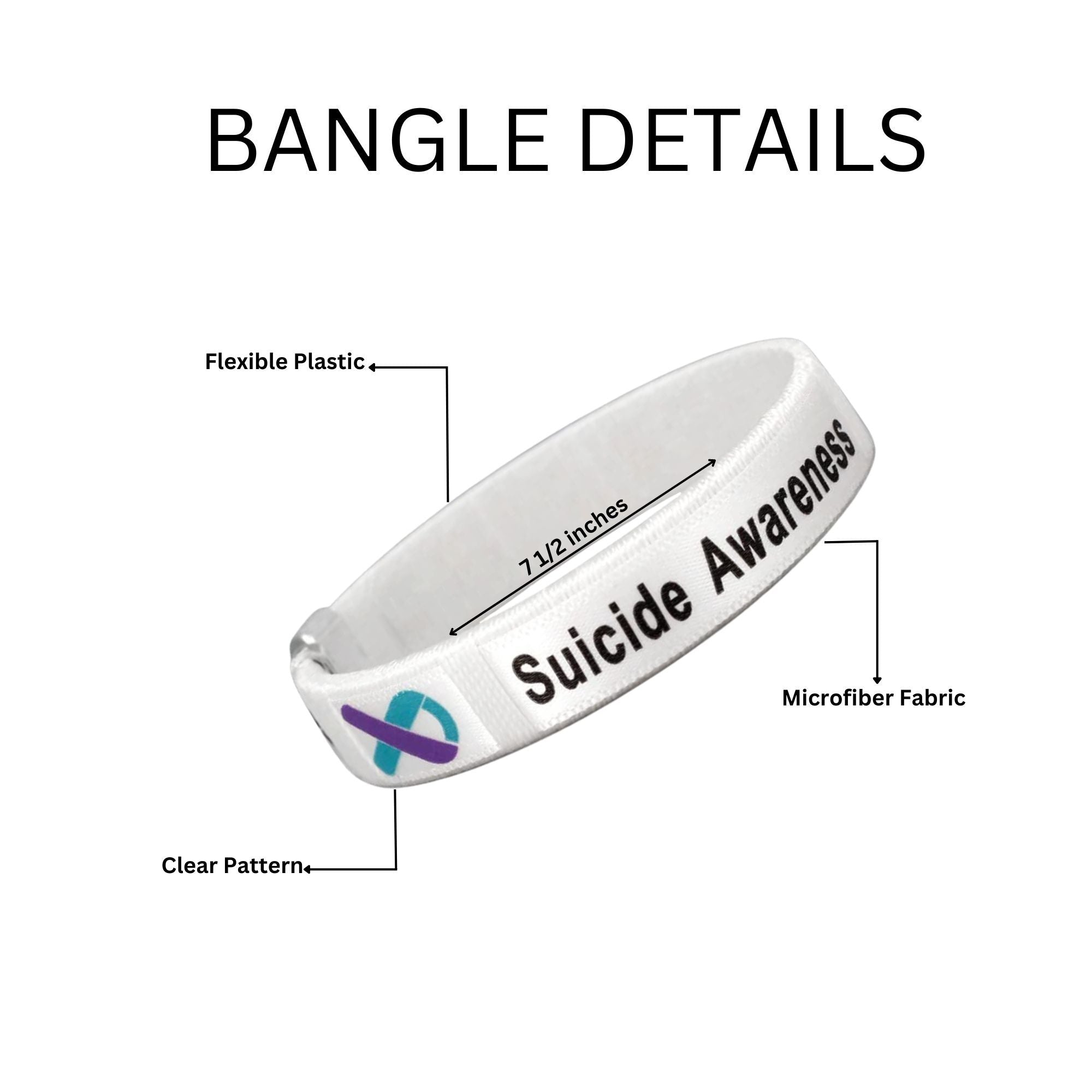 Bulk Suicide Awareness Teal & Purple Ribbon Rope Bracelets - The Awareness  Company