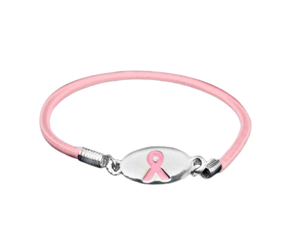 Pink Ribbon Stretch Bracelets for Breast Cancer Awareness Survivors - The Awareness Company
