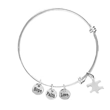 Load image into Gallery viewer, Bulk Small Puzzle Piece Autism Awareness Retractable Bracelets - The Awareness Company