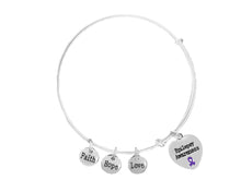 Load image into Gallery viewer, Bulk Epilepsy  Retractable Charm Bracelets - The Awareness Company