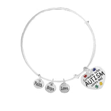 Load image into Gallery viewer, Bulk Someone Loves Me Autism Retractable Bracelets - The Awareness Company