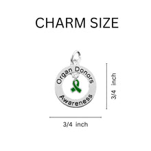 Load image into Gallery viewer, Bulk Round Organ Donors Chunky Charm Bracelets - The Awareness Company