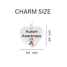 Load image into Gallery viewer, Bulk Autism Awareness Heart Design Partial Beaded Bracelets - The Awareness Company