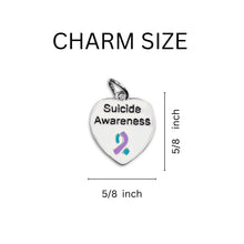 Load image into Gallery viewer, Suicide Awareness Chunky Charm Bracelets - The Awareness Company