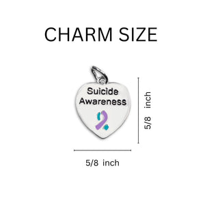 Suicide Awareness Chunky Charm Bracelets - The Awareness Company