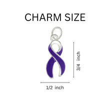 Load image into Gallery viewer, Bulk Alzheimer&#39;s Purple Ribbon Rope Bracelets - The Awareness Company