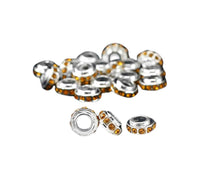 Load image into Gallery viewer, Gold Crystal Pandora Inspired Charms Bulk - The Awareness Company