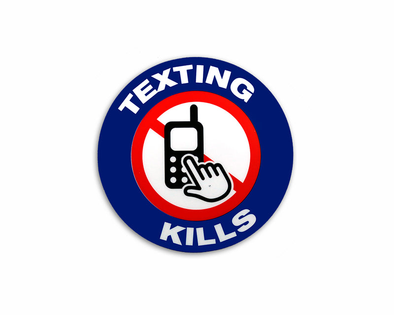 Bulk No Texting Car Window Decals - The Awareness Company