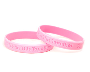 Pink Ribbon Breast Cancer Awareness Bracelet Counter Display - The Awareness Company