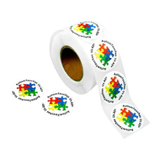 Load image into Gallery viewer, Autism Touches Us All Stickers, Asperger&#39;s Awareness Decals