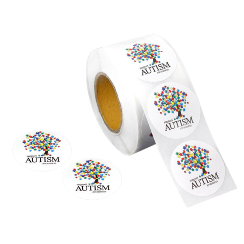 Support Autism Awareness Tree Stickers - The Awareness Company