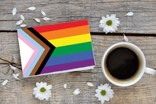 Load image into Gallery viewer, Daniel Quasar Pride Flag Note Card Packs, Wedding Invitations, Events - The Awareness Company
